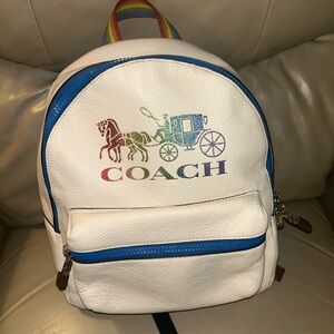 Coach Medium Charlie Backpack Limited Edition Pride Collection